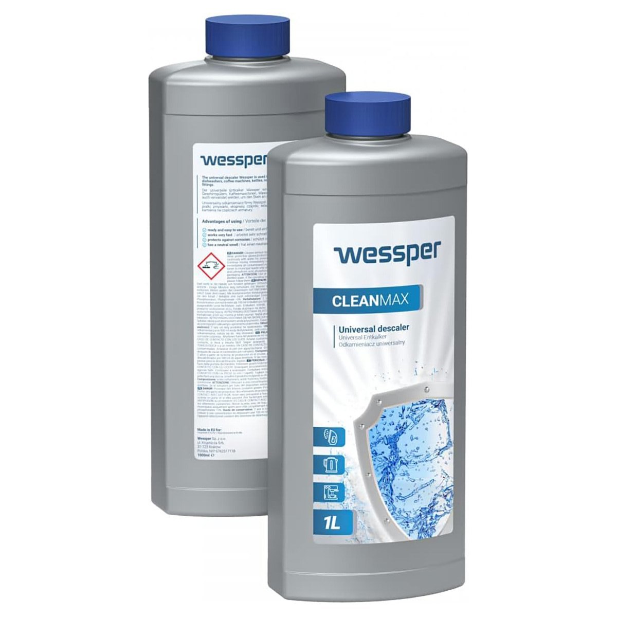 Wessper CleanMax vízkőoldó folyadék 1000 ml