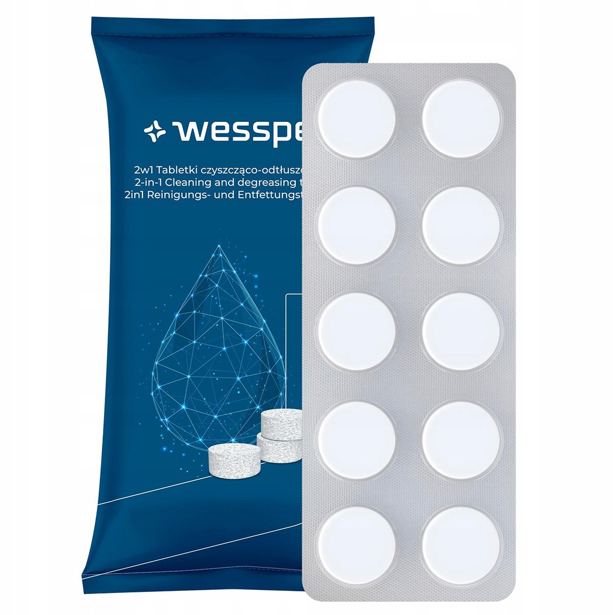 Wessper 2in1 tisztító tabletta