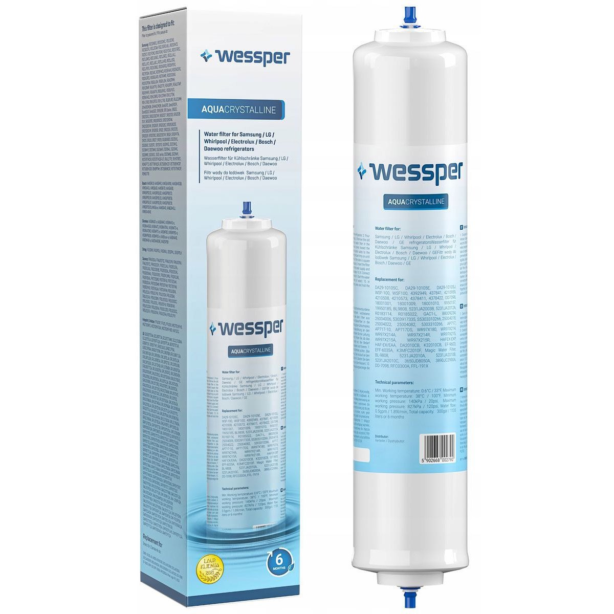 Wessper Aqua Crystalline vízszűrő